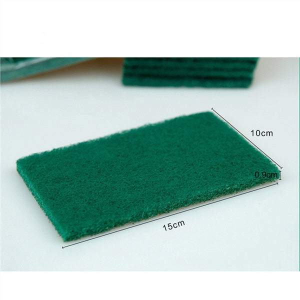 Scrub Sponge Cleaning Pads Aqua Green  10pcs - Happy Price - Image 5