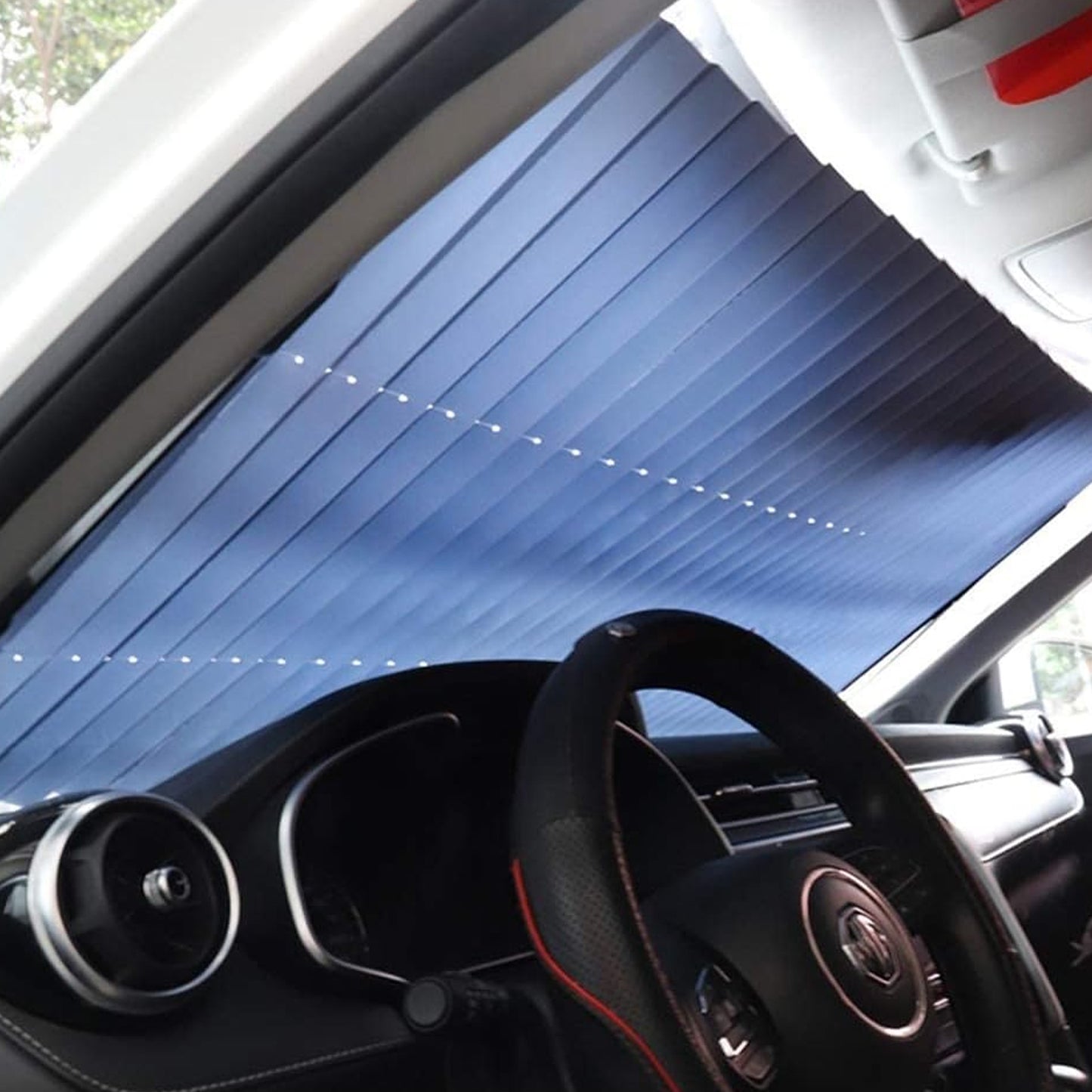 Retractable Long Foldable Windshield Sun Shade For Car (1 Set) - Happy Price - Image 7