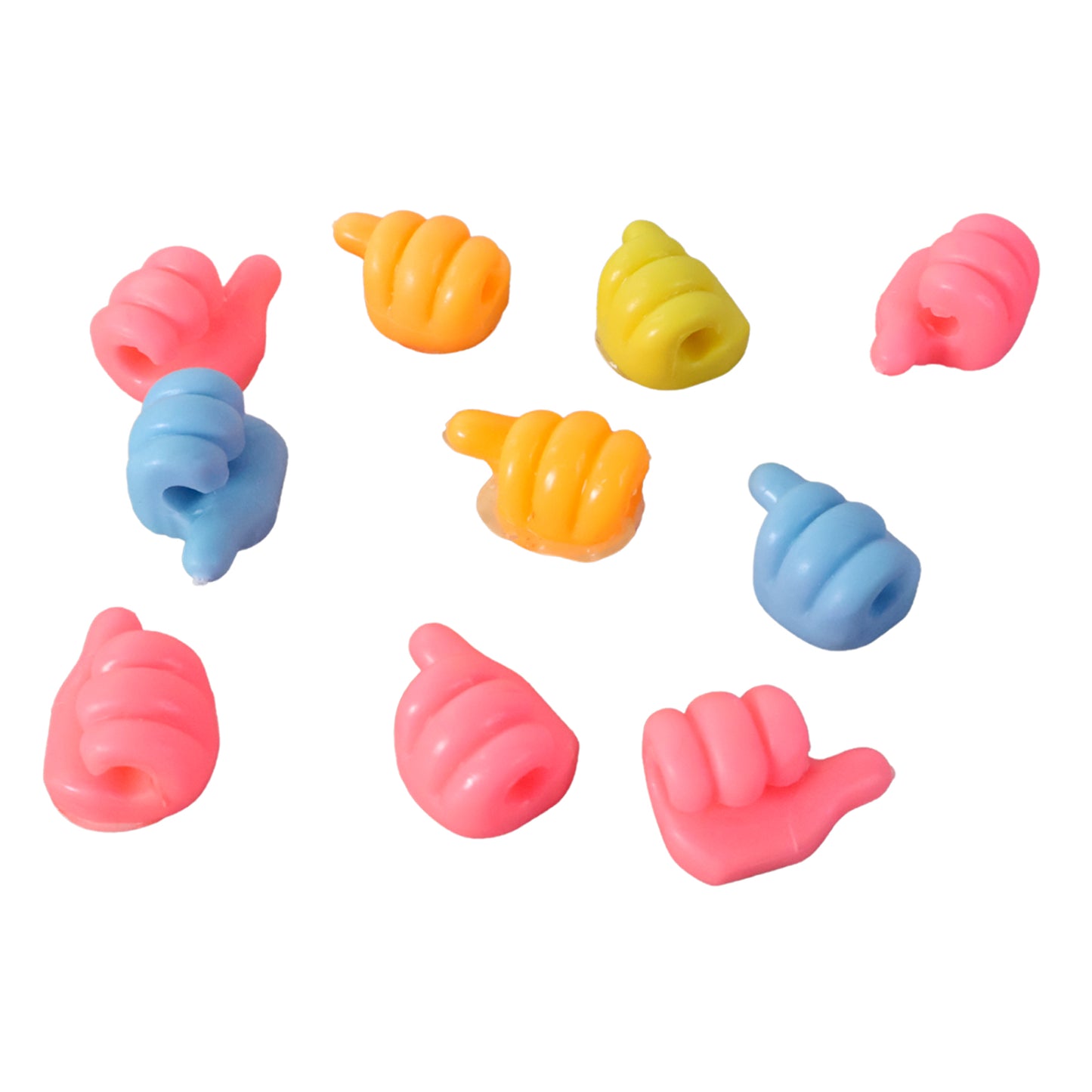 10 Pcs Mini Utility Hangers - Anti-Slip Spiral Grip for Drying Small Items - Happy Price - Image 2