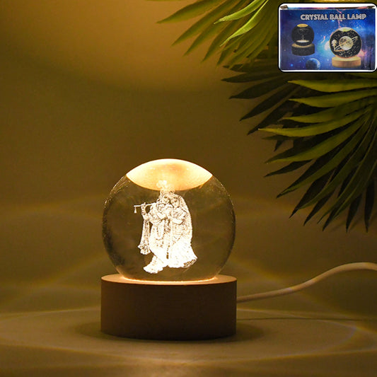 3D Crystal Ball Lamp - Enchanting Night Light for Home Decor (1 Pc) - Happy Price - Image 1