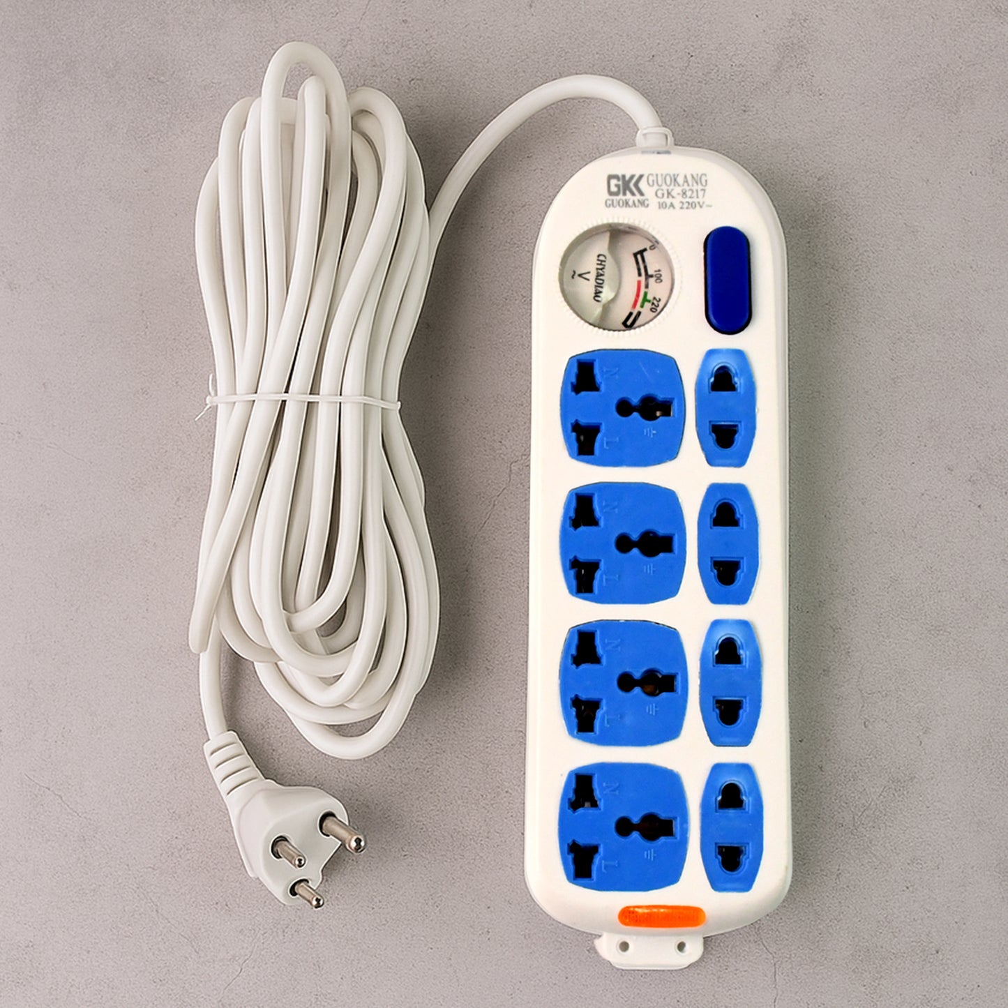 8 Socket Heavy Duty Extension Board with 10 Mtr Cable & Master Switch - Happy Price - Image 3