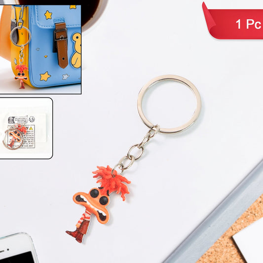 Quirky Cartoon Character Keychain (1 Pc) - Happy Price - Image 1