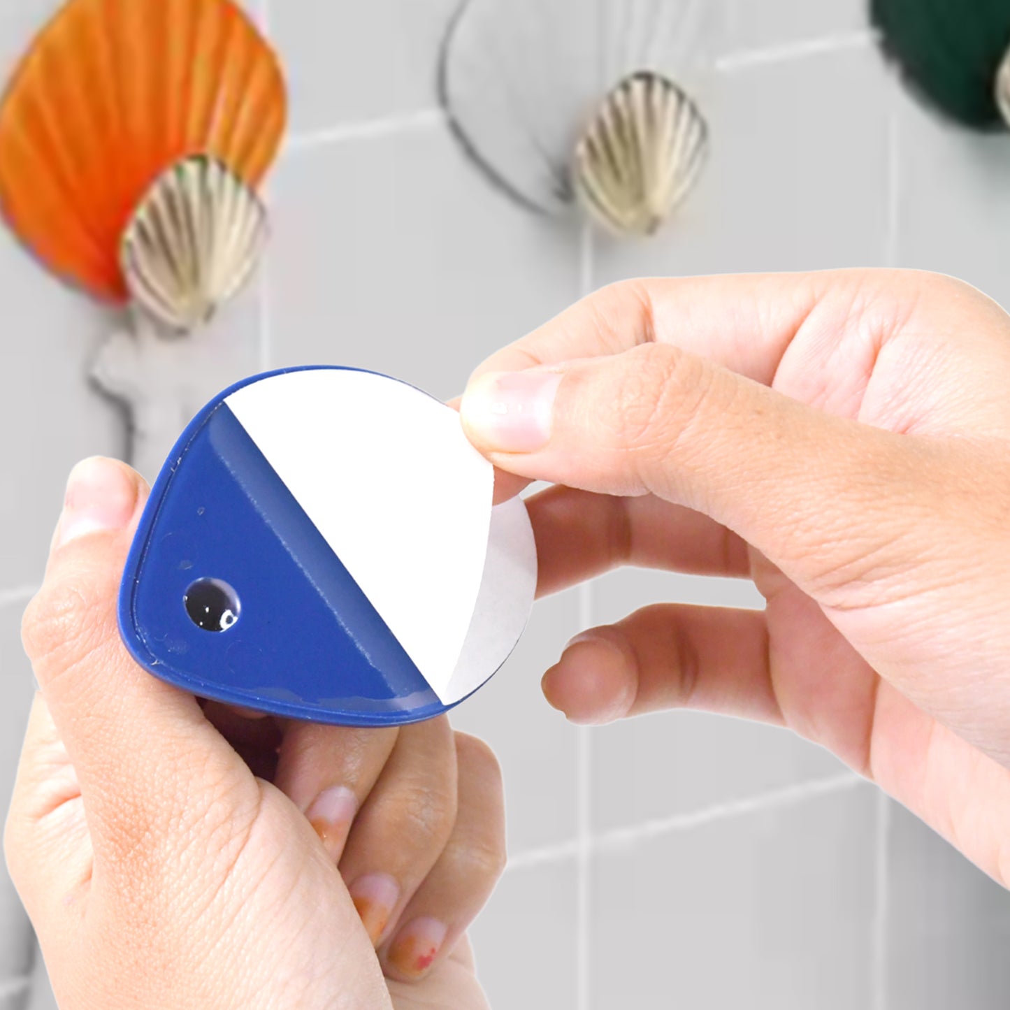 Self Adhesive Wall Hooks Waterproof Adhesive Sticky Stylish Hooks (4 Pc) - Happy Price - Image 2