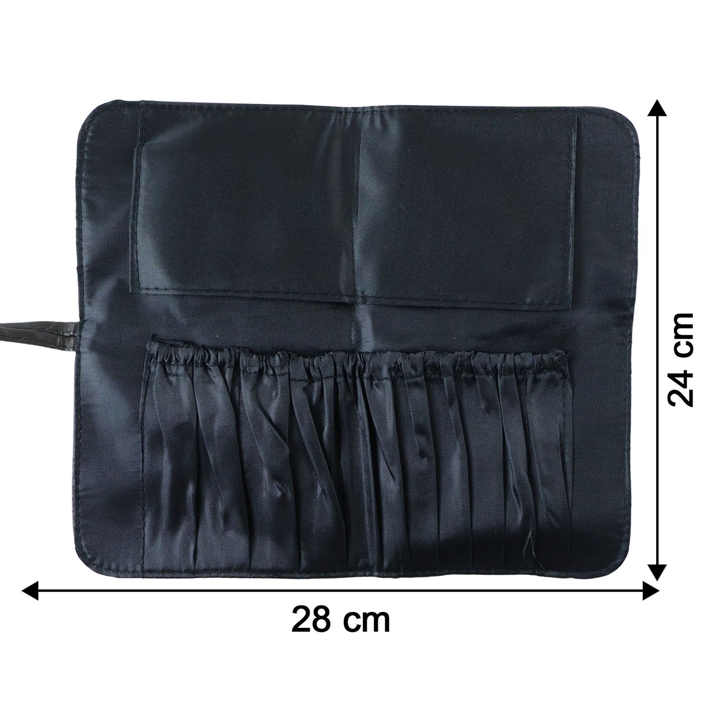 Foldable Makeup Brush Organizer Pouch (1 Pc) - Travel-Friendly Cosmetic Brush Holder - Happy Price - Image 5