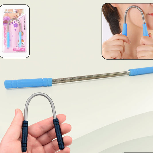 Facial Hair Remover Set Spring Epilator Hair Removal Springs Eyebrow Razors (1 Pc) - Happy Price - Image 1