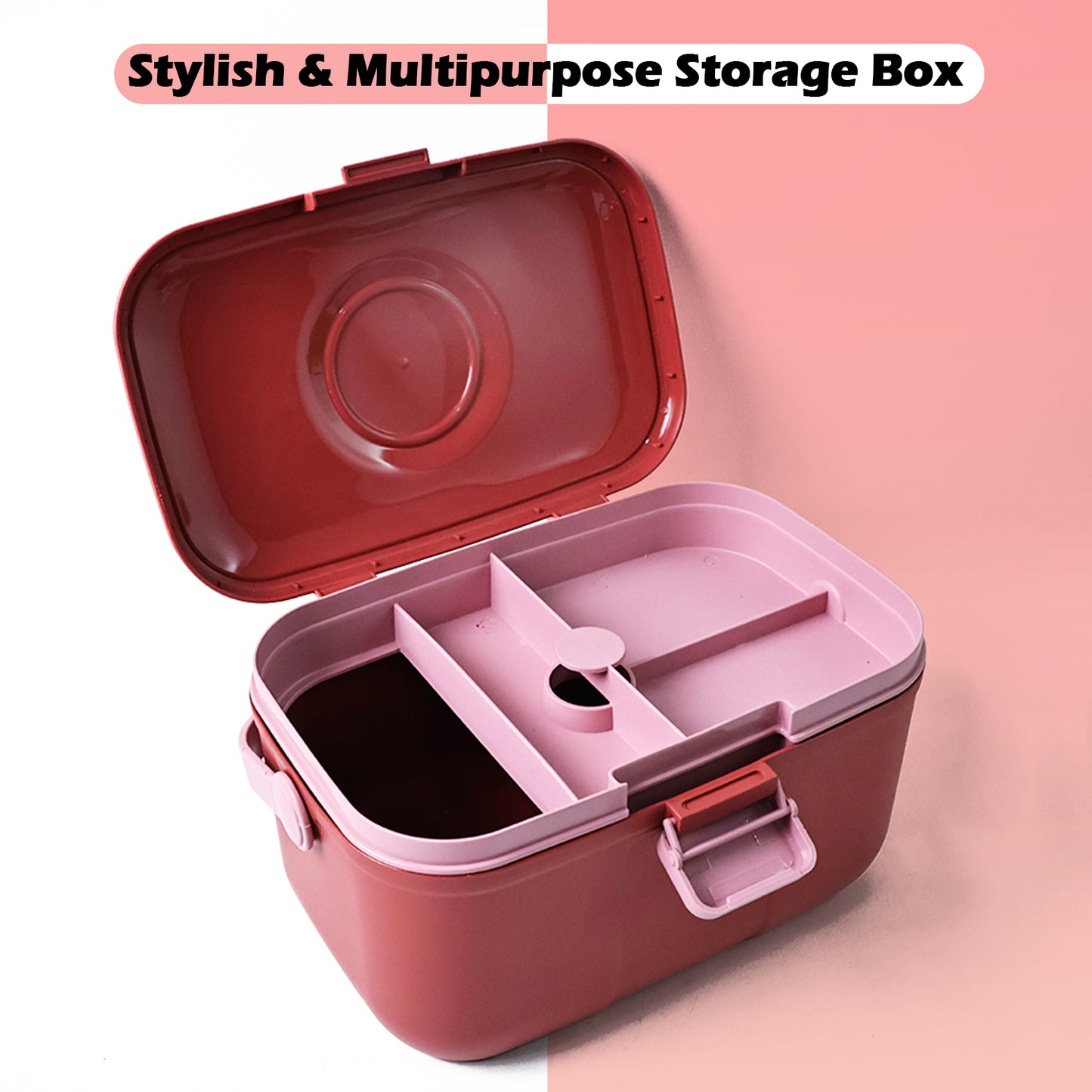 Durable Multipurpose Storage Box with Handle - 1 Pc - Happy Price - Image 7