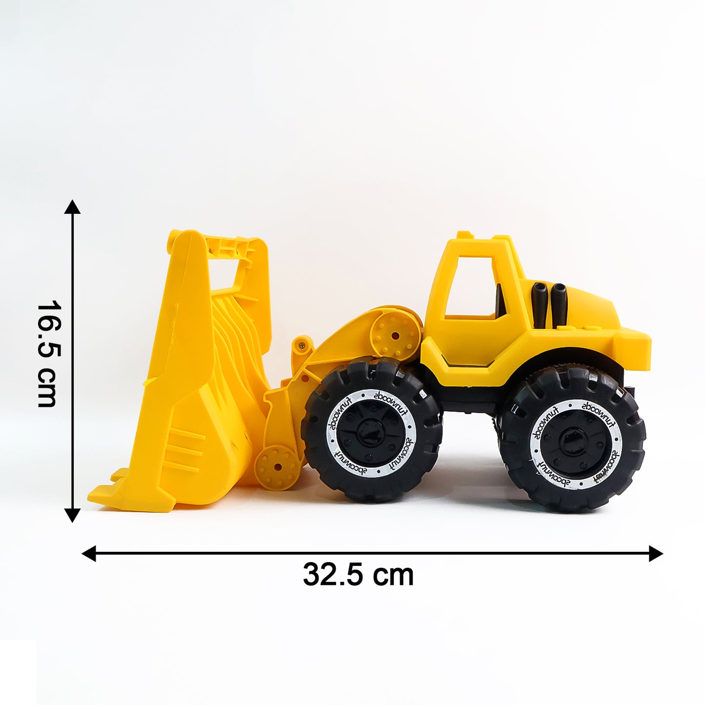 Friction Powered Front Loader Bulldozer Toy - 1 Pc - Happy Price - Image 5