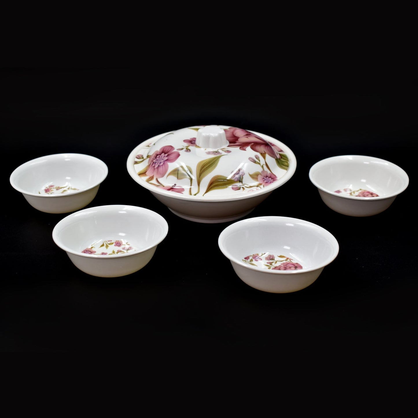2738 5 Pc Pudding Set Used As A Cutlery Set For Serving Food Purposes And Sweet Dishes And All In All Kinds Of Household And Official Places Etc. - Happy Price - Image 3