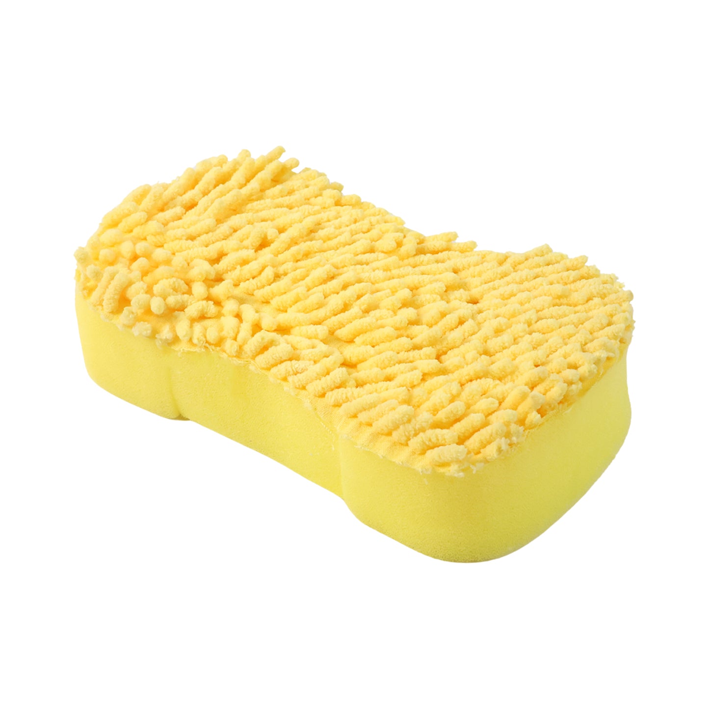 Chenille Microfiber Car Wash Sponge Mitt - 1 Pc, Scratch-Free Dual-Surface Cleaning Pad - Happy Price - Image 2