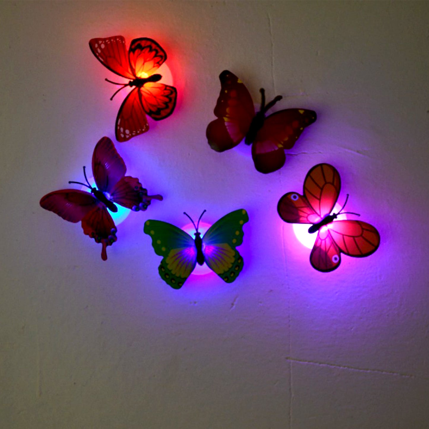 Butterfly 3d Night Lamp Comes With 3d Illusion Design Suitable For Drawing Room Lobby. (Pack Of 50) - Happy Price - Image 3