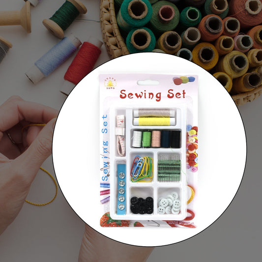 62 Piece Complete Sewing Kit for Home Repairs and Crafting - Happy Price - Image 1