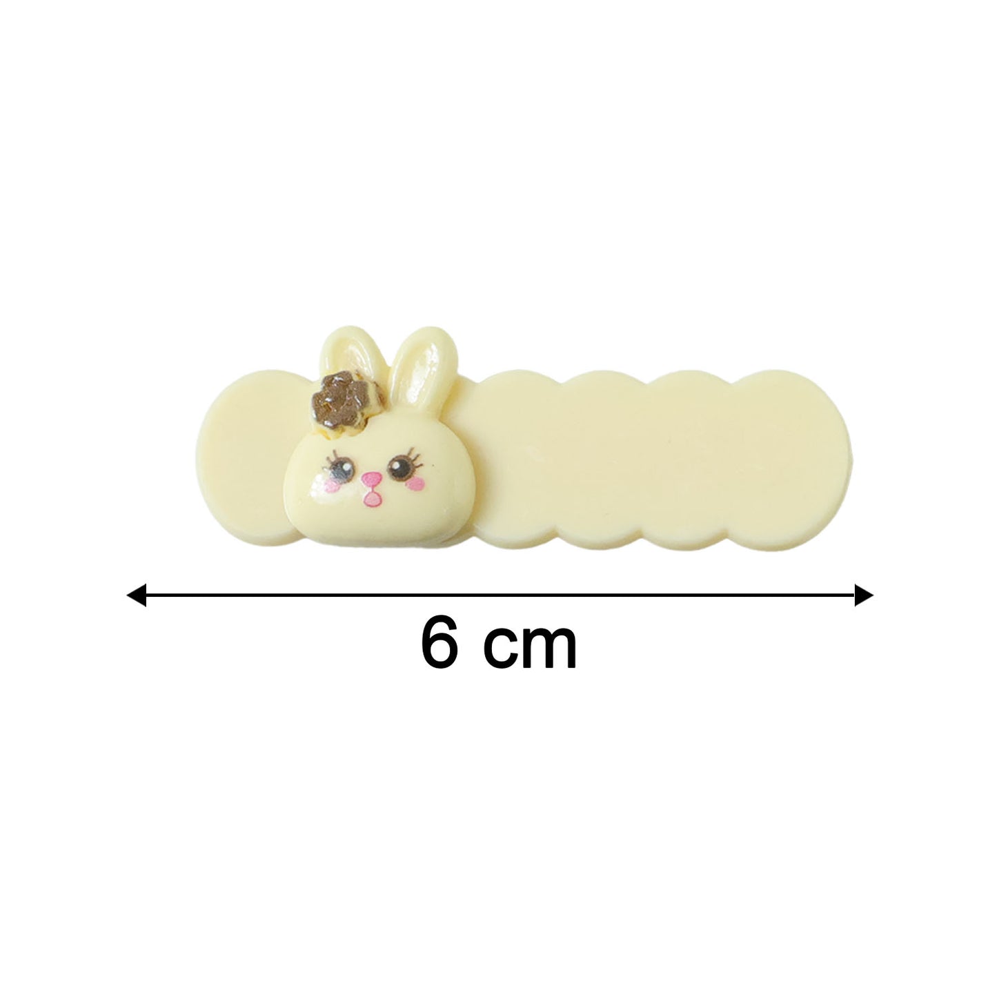Cute Bunny Cartoon Hair Clips Set - 4 Pc Decorative Snap Clips for Girls & Women - Happy Price - Image 5