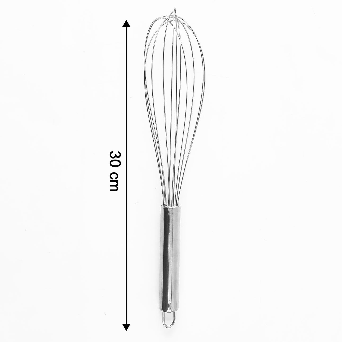 Large Stainless Steel Balloon Whisk  Heavy-duty Kitchen Tool (30cm  1 Pc) - Happy Price - Image 6