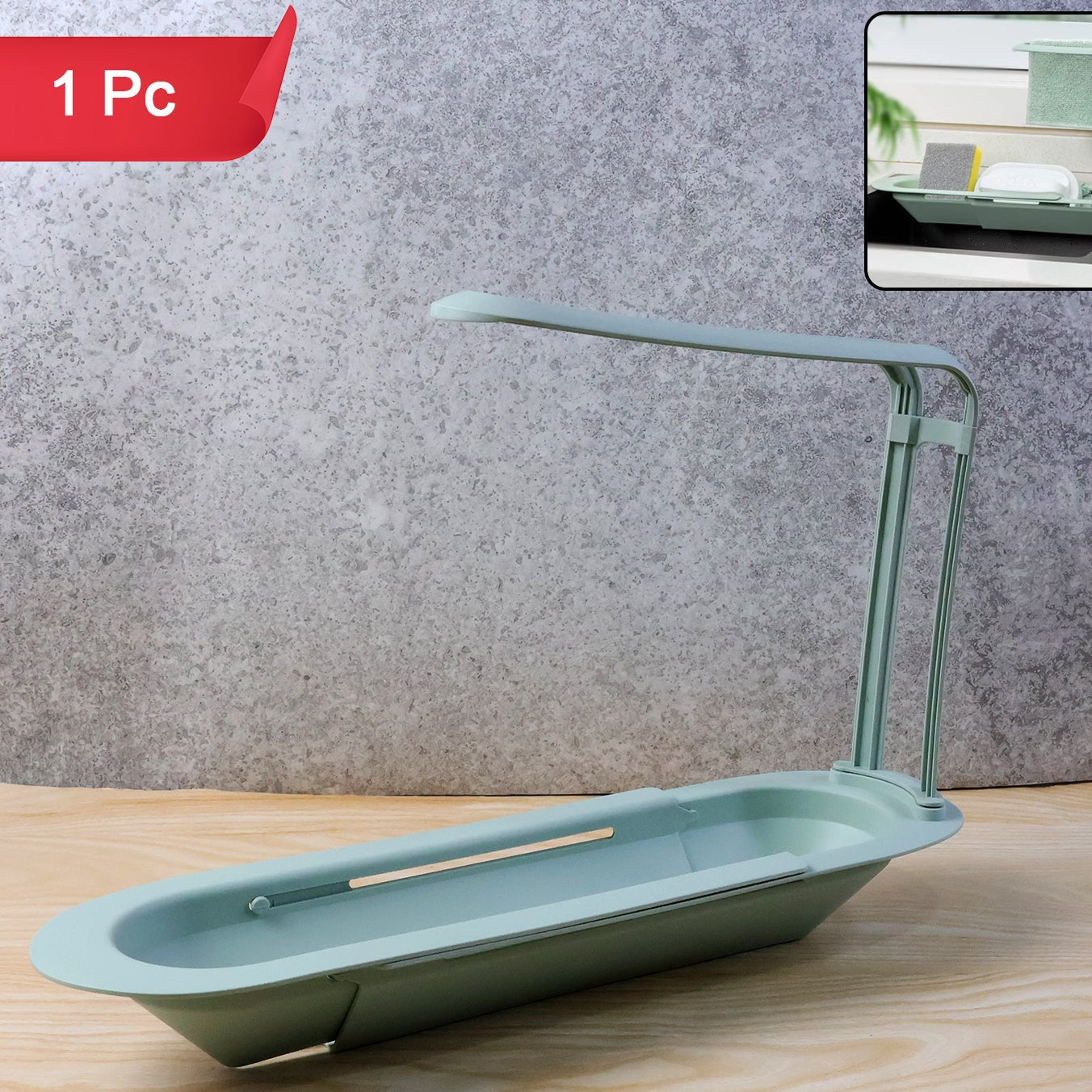 Adjustable Telescopic Sink Organizer for Kitchen Essentials - Happy Price - Image 1