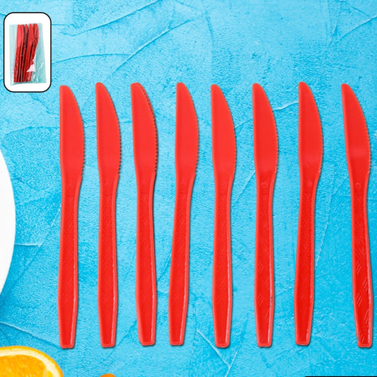 Durable Plastic Knives (8 Pc) - Happy Price - Image 1