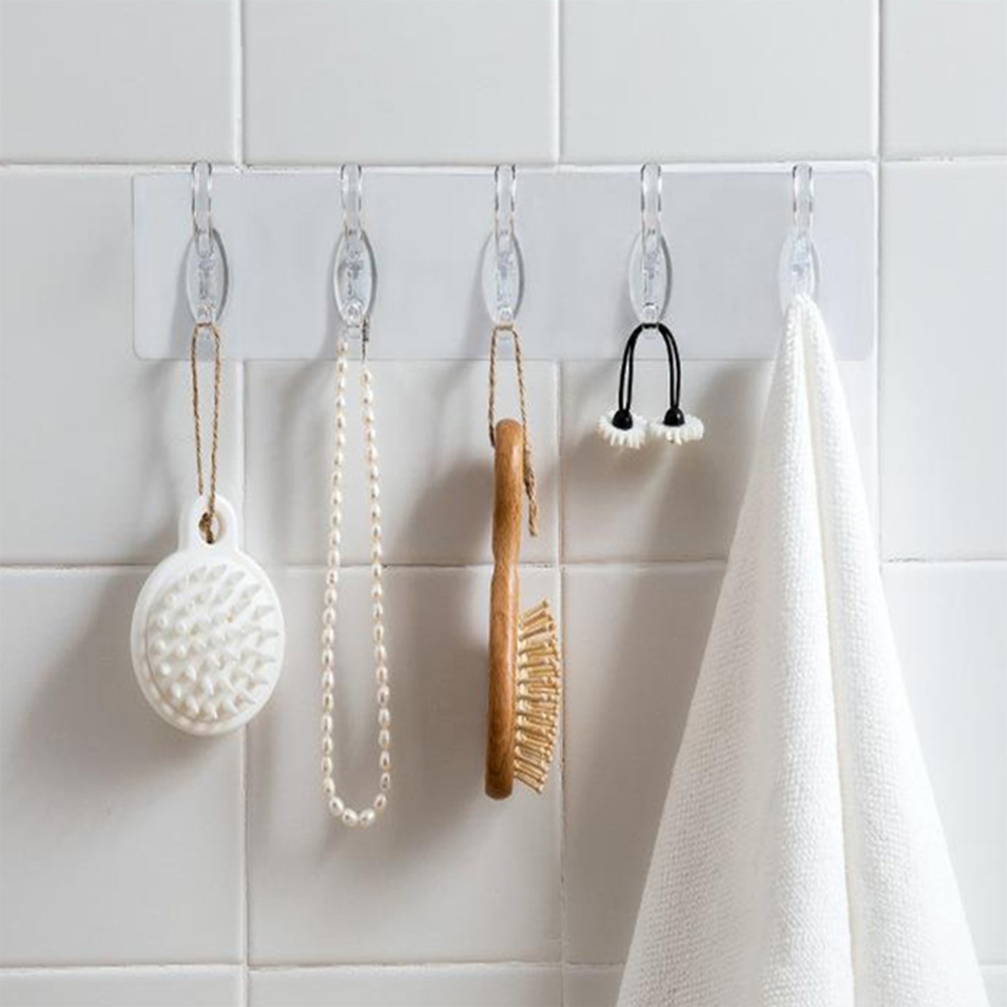 Adhesive Transparent Heavy Duty Wall Hook - Happy Price - Image 3