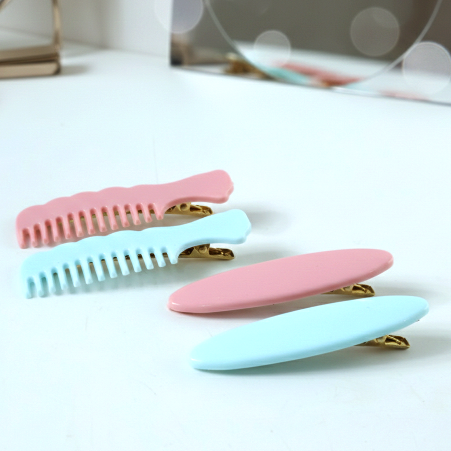 Pastel Comb Hair Clips - Pack of 4 for Women & Girls - Happy Price - Image 6