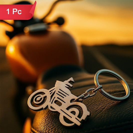 Motorcycle Metal Keychain - 1 Pc - Happy Price - Image 1