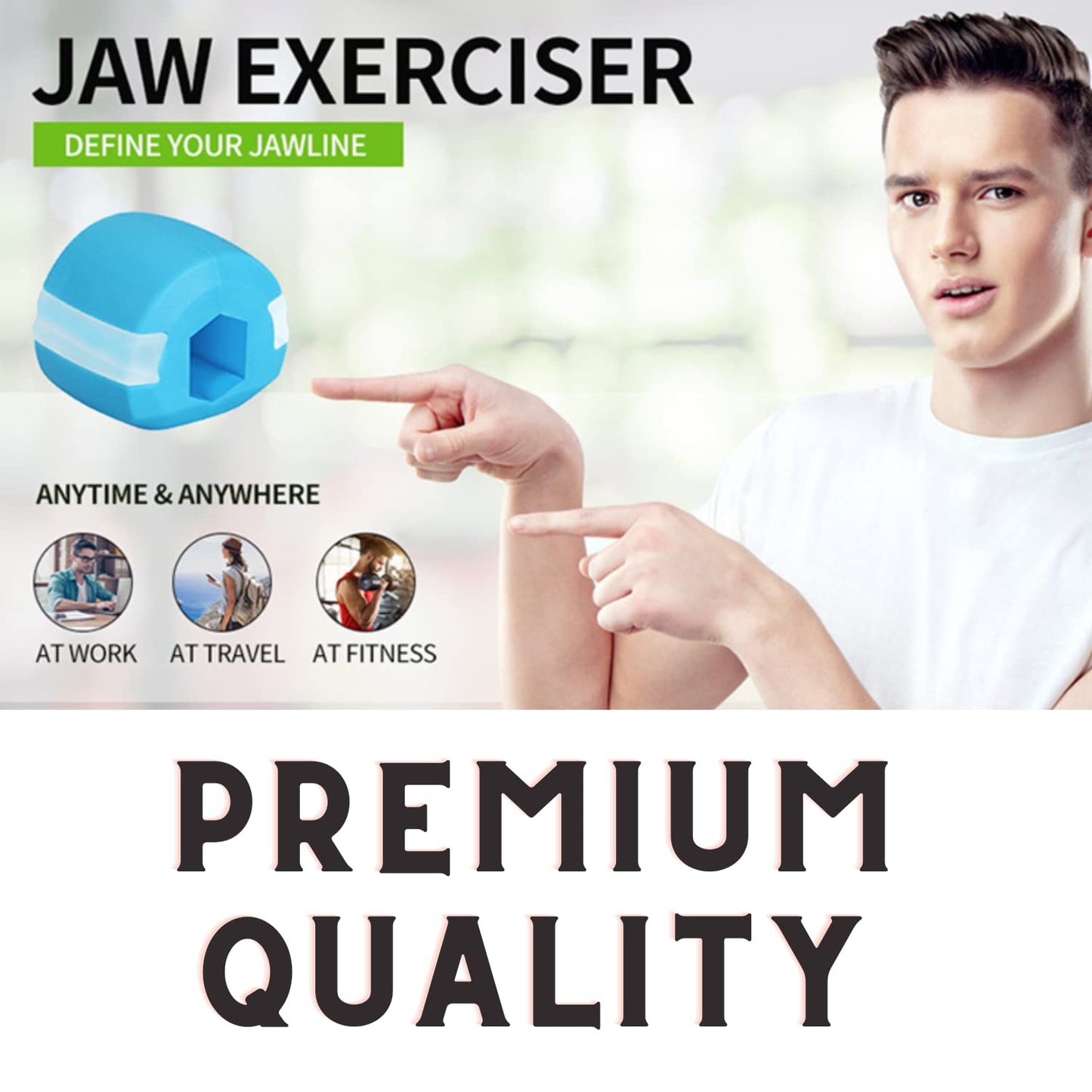 Cn Mix Jaw Exerciser Used To Gain Sharp And Chiselled Jawline Easily And Fast. - Happy Price - Image 7