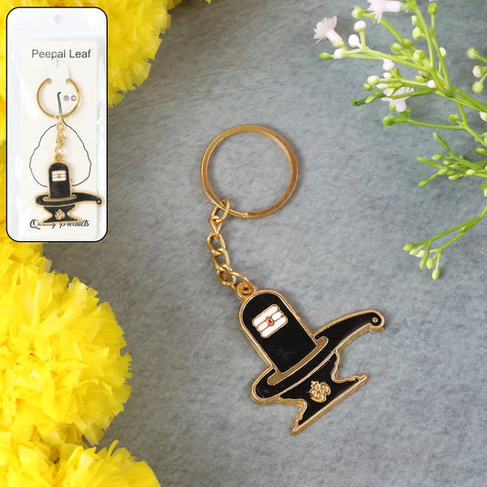 Spiritual Shivling Metal Keychain - 1 Piece - Happy Price - Image 1