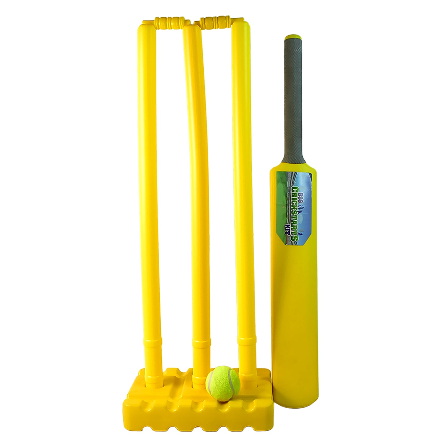 Big Cricket Kit Cricket Set With 1 Cricket Bat 1 Rubber Ball Bails 3 Stumps With Stand Base - Happy Price - Image 4