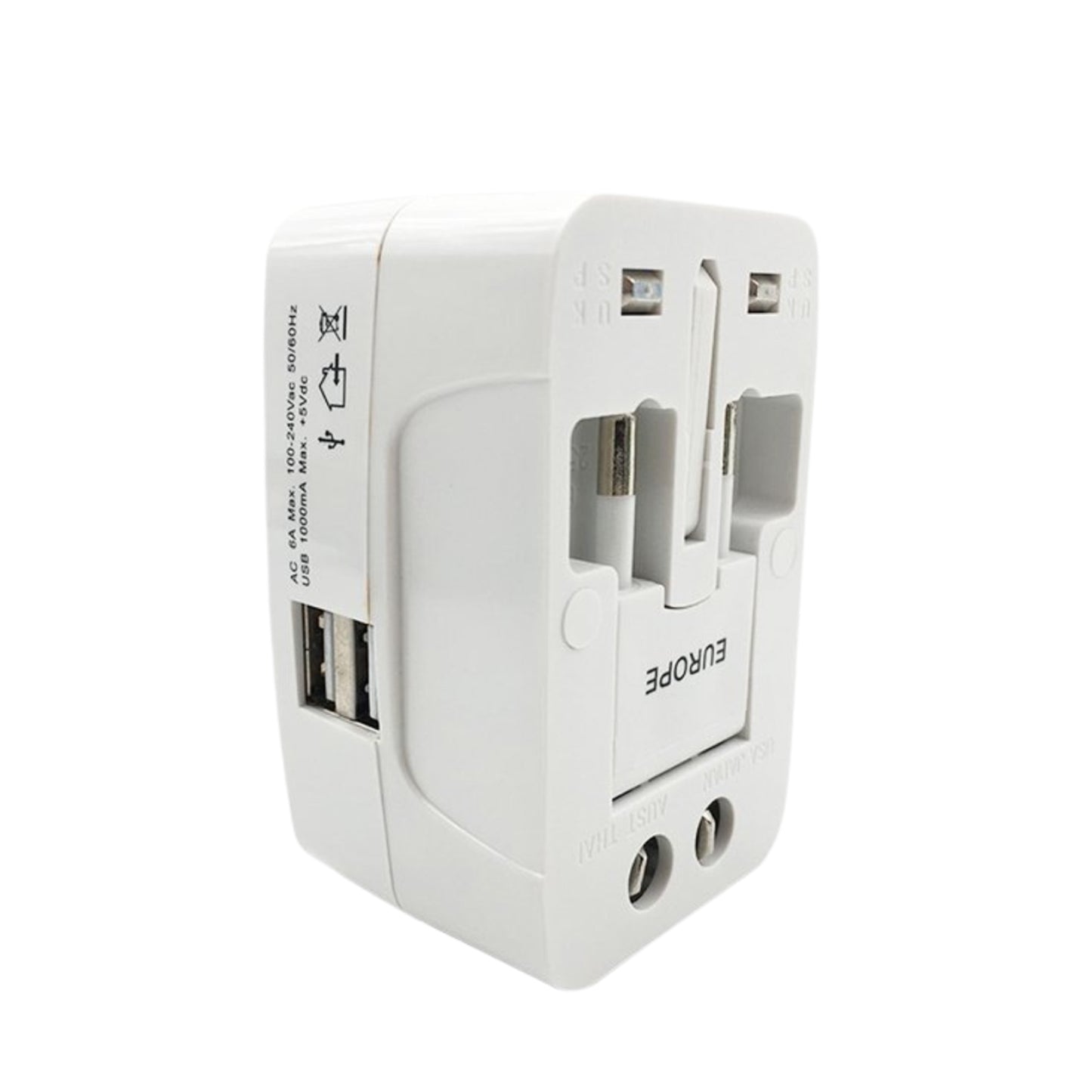 All-in-one Universal Worldwide Travelling Ac Adaptor Plug (Au  Uk  Us  Eu) International Power Charger Electric Usb Power Plug Socket Adapter Converter (1 Pc) - Happy Price - Image 3