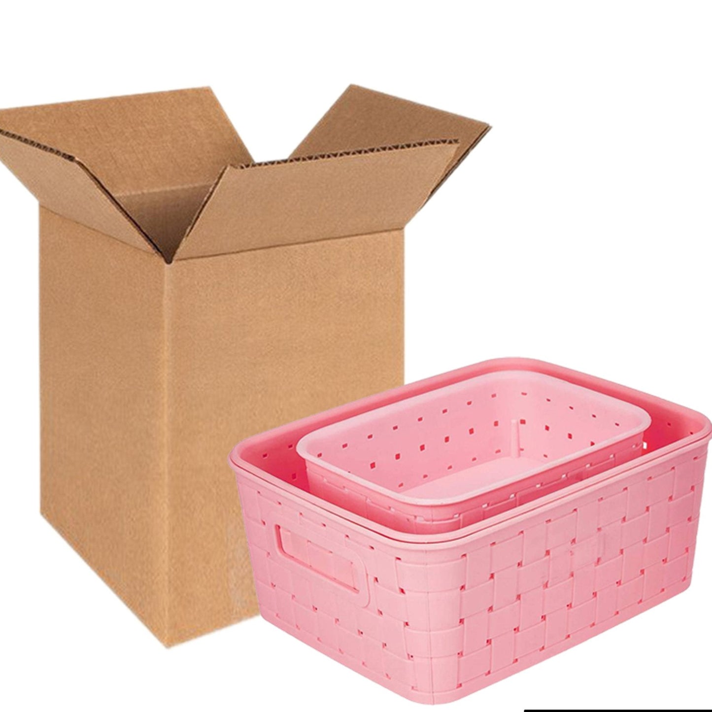 Multipurpose Smart Shelf Basket  Storage Basket (Set 3 Pc) - Happy Price - Image 1