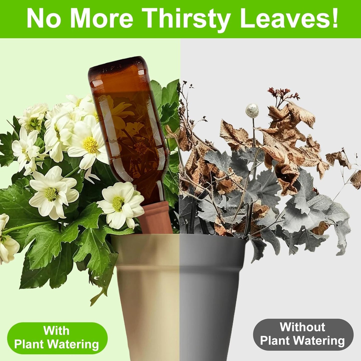 Self Plant Watering Spikes (4 Pcs Set) - Happy Price - Image 6
