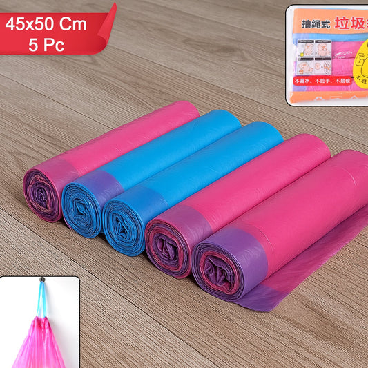 Biodegradable Garbage Bags Roll - 45x50 cm, 5 Rolls Pack - Happy Price - Image 1