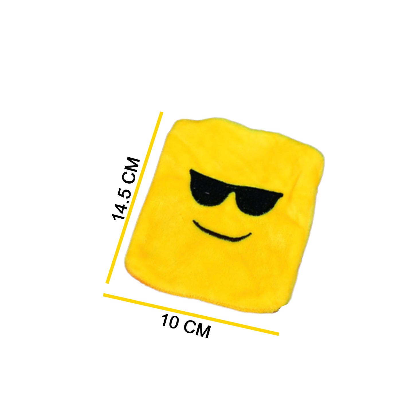 1pc Mix Emoji Designs Small Hot Water Bag With Cover For Pain Relief Neck Shoulder Pain And Hand Feet Warmer Menstrual Cramps. - Happy Price - Image 4