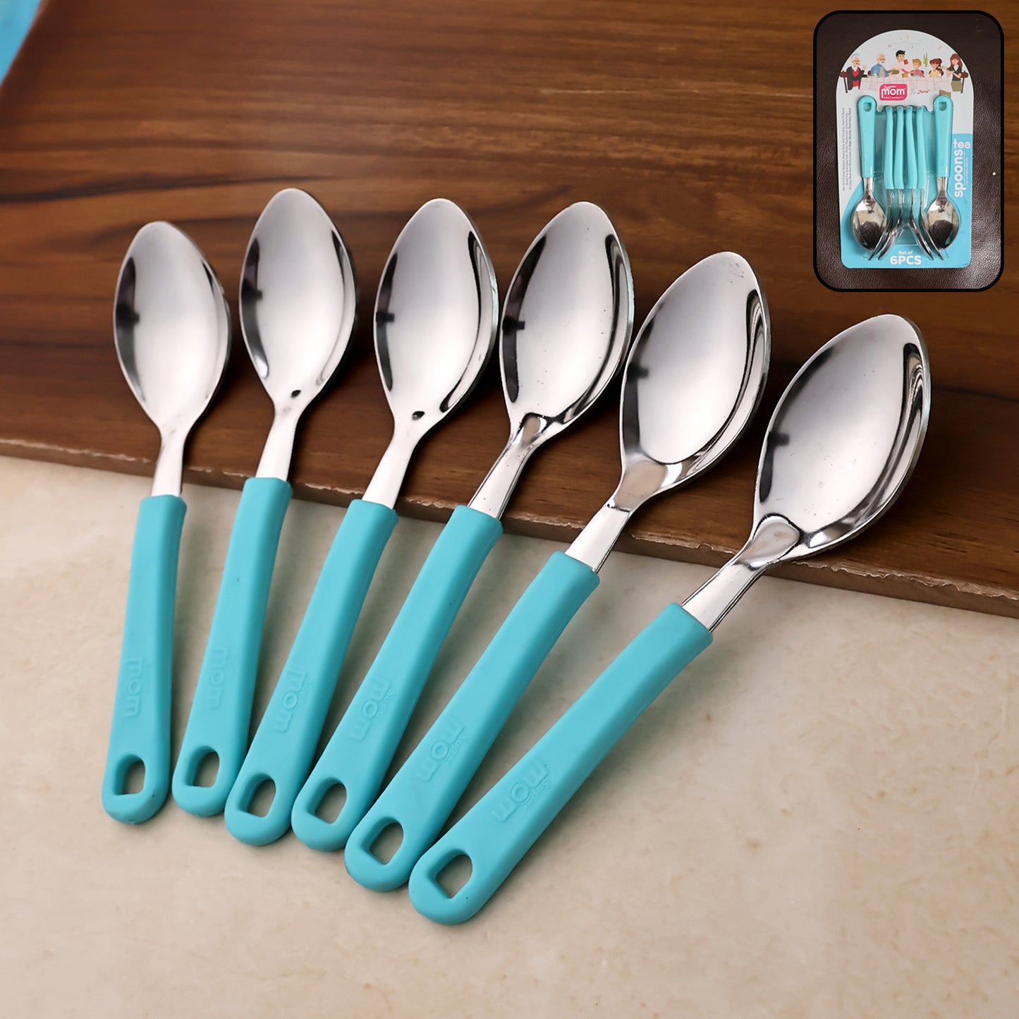 Supermom Stainless Steel Tea Spoon (6 Pc Set) - Happy Price - Image 7