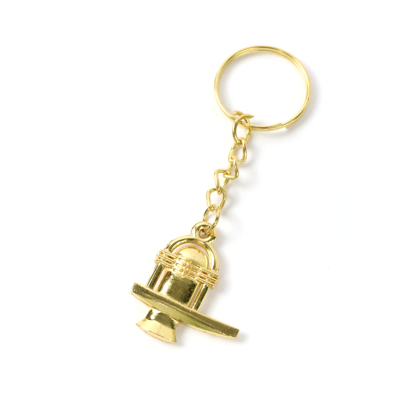 Golden Metal Shivling Keychain - 1 Piece - Happy Price - Image 2