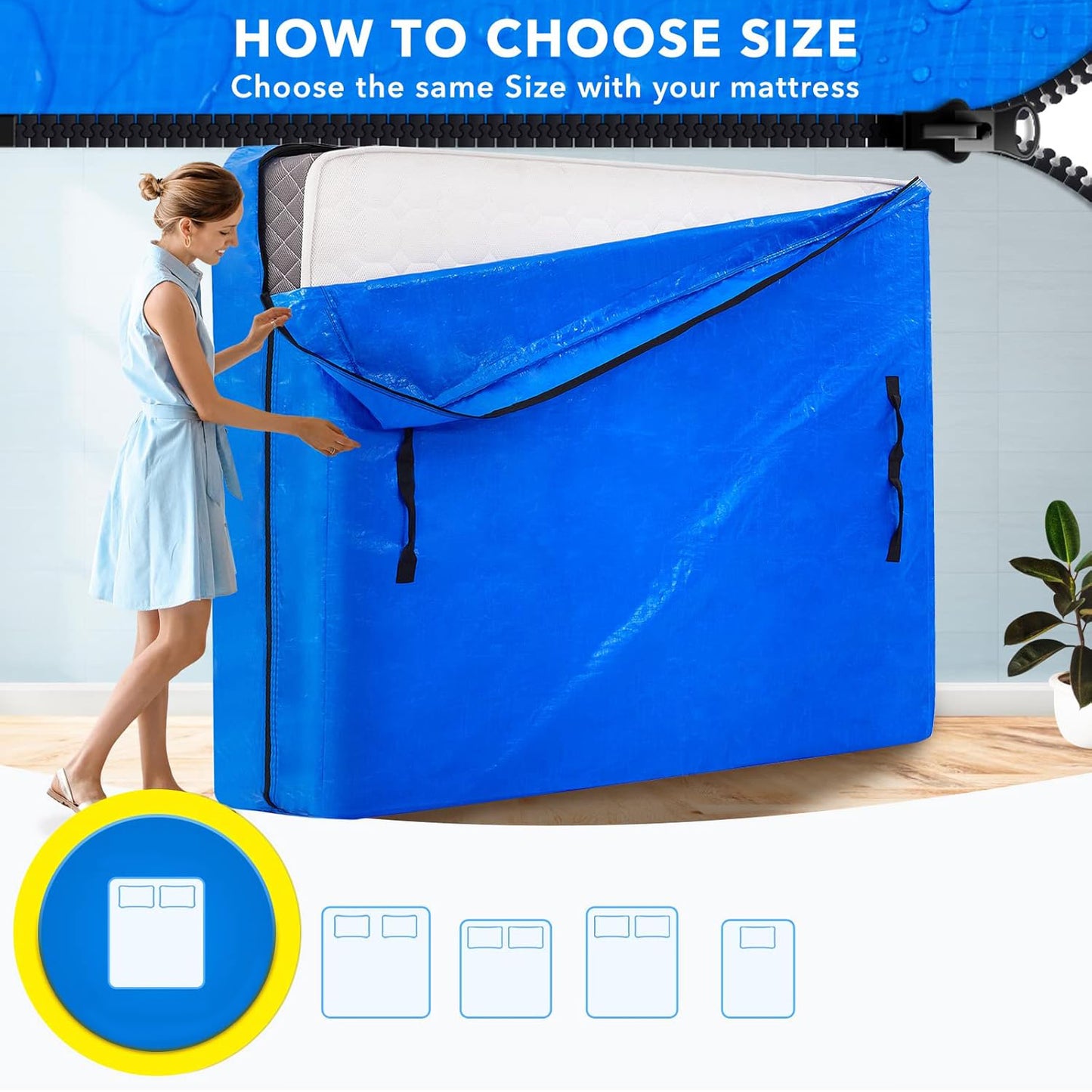 Mattress Bags  Cover (236136 Cm  1 Pc) - Happy Price - Image 6