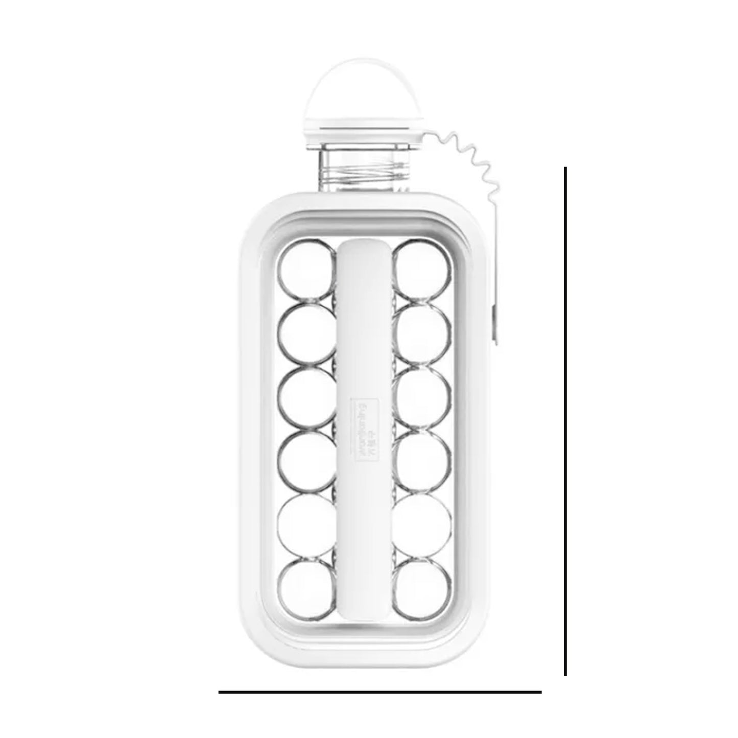 Ice Tray Foldable Ice Cube Molds With Lid2-in-1 Ice Box Ice Cube Speeder Ice Ball Maker Ice Cube Making Bottle14-ice Balls For Outing Camping Hiking - Happy Price - Image 4