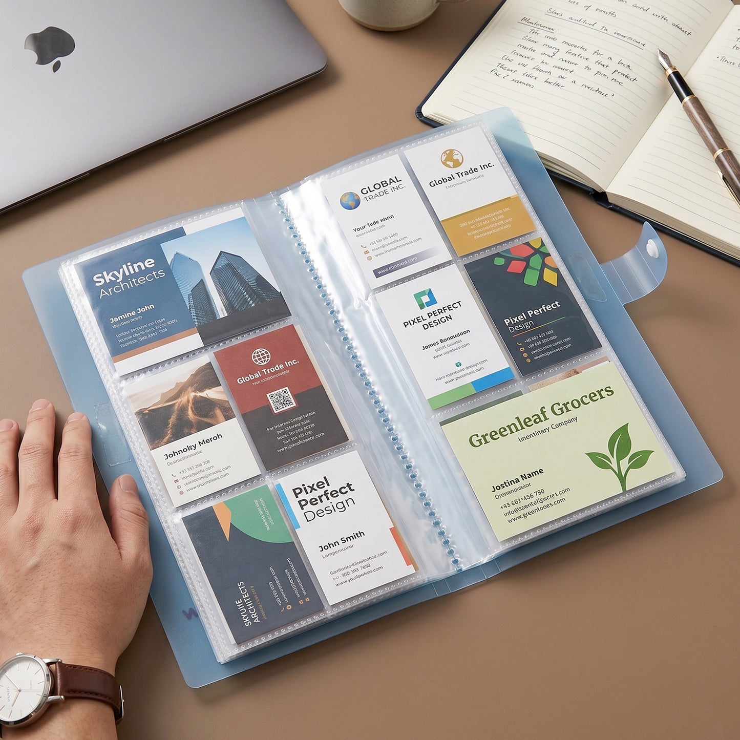Multipurpose Button Closure Document Holder with 20 Inner Pages (1 Pc) - Happy Price - Image 2
