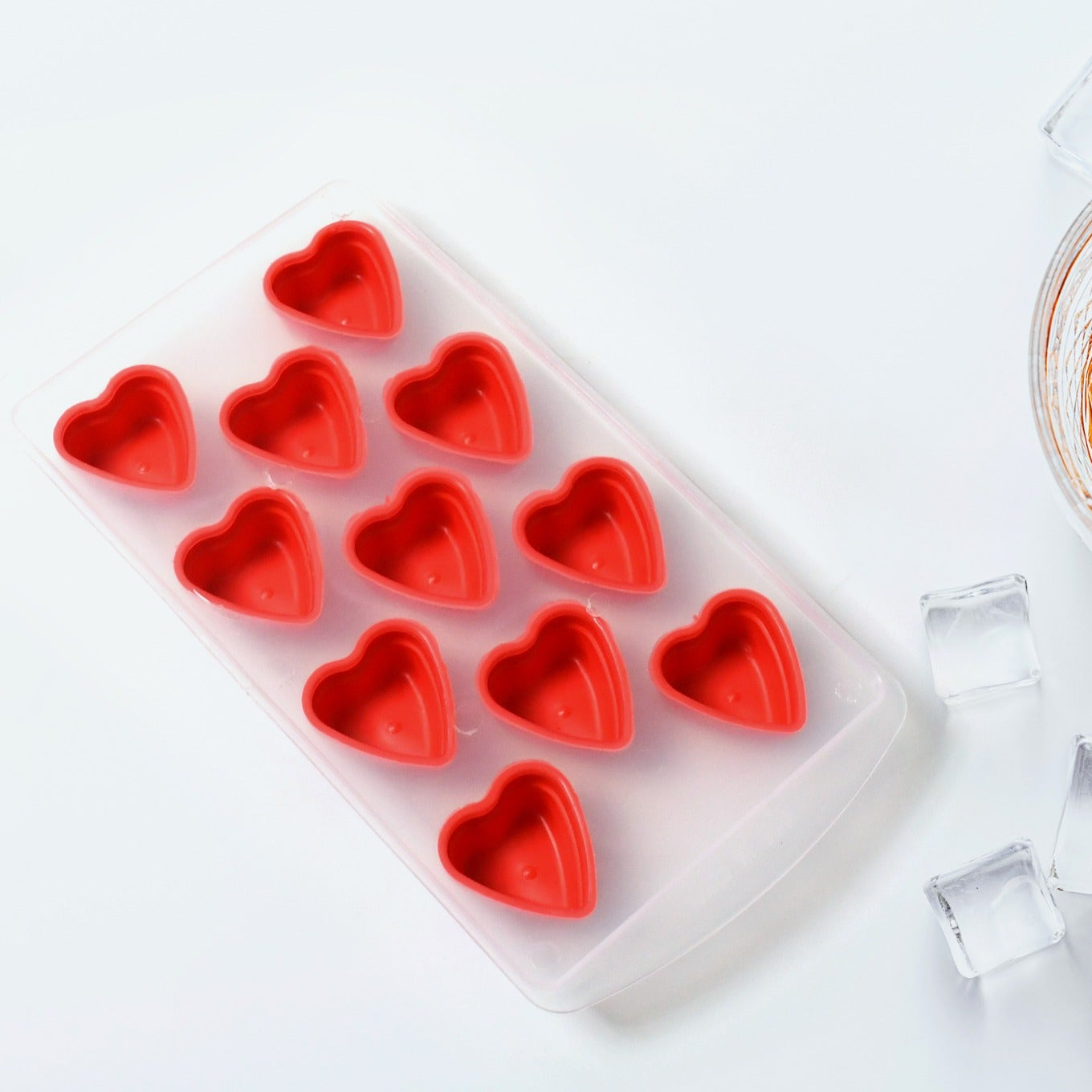 Silicone Mold Ice Cube Tray Creative Sweet Multi Type Ice Tray Buckets Ice Cube Trays Multi Fruit Shape Ice Tray (1 Pc) - Happy Price - Image 1