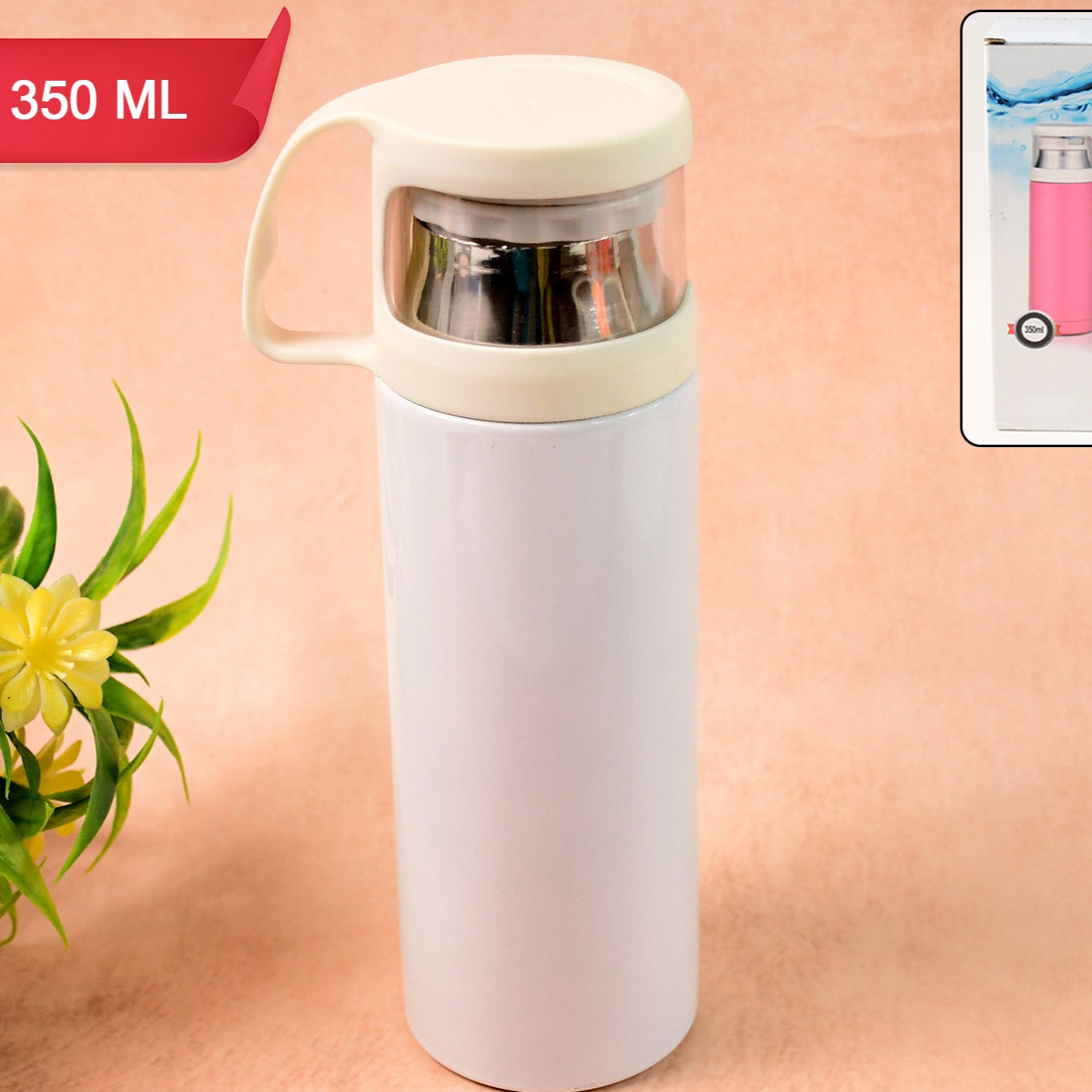 Stainless Steel Water Vacuum Bottle (350 Ml) - Happy Price - Image 1