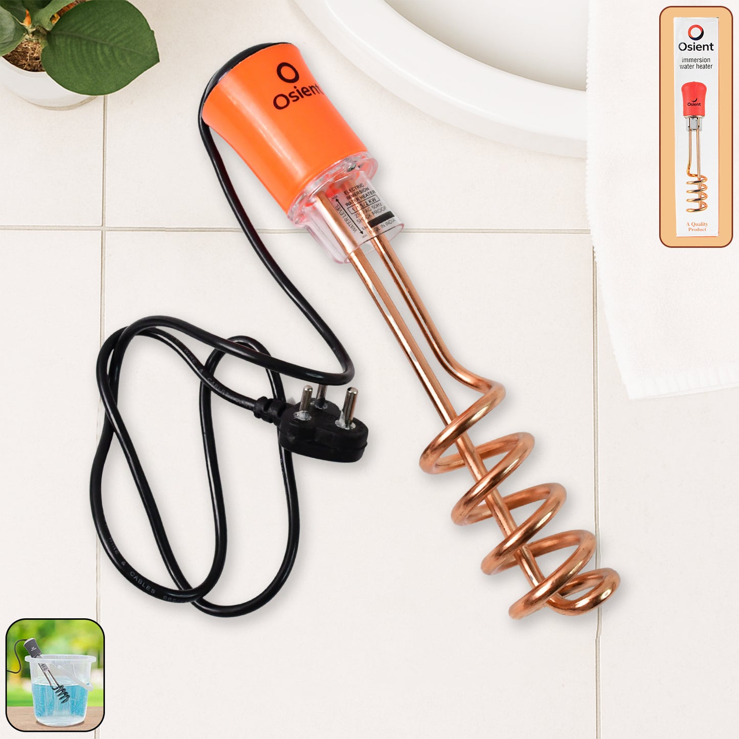 Portable Immersion Water Heater Rod with Copper Element - Quick Hot Water - Happy Price - Image 6