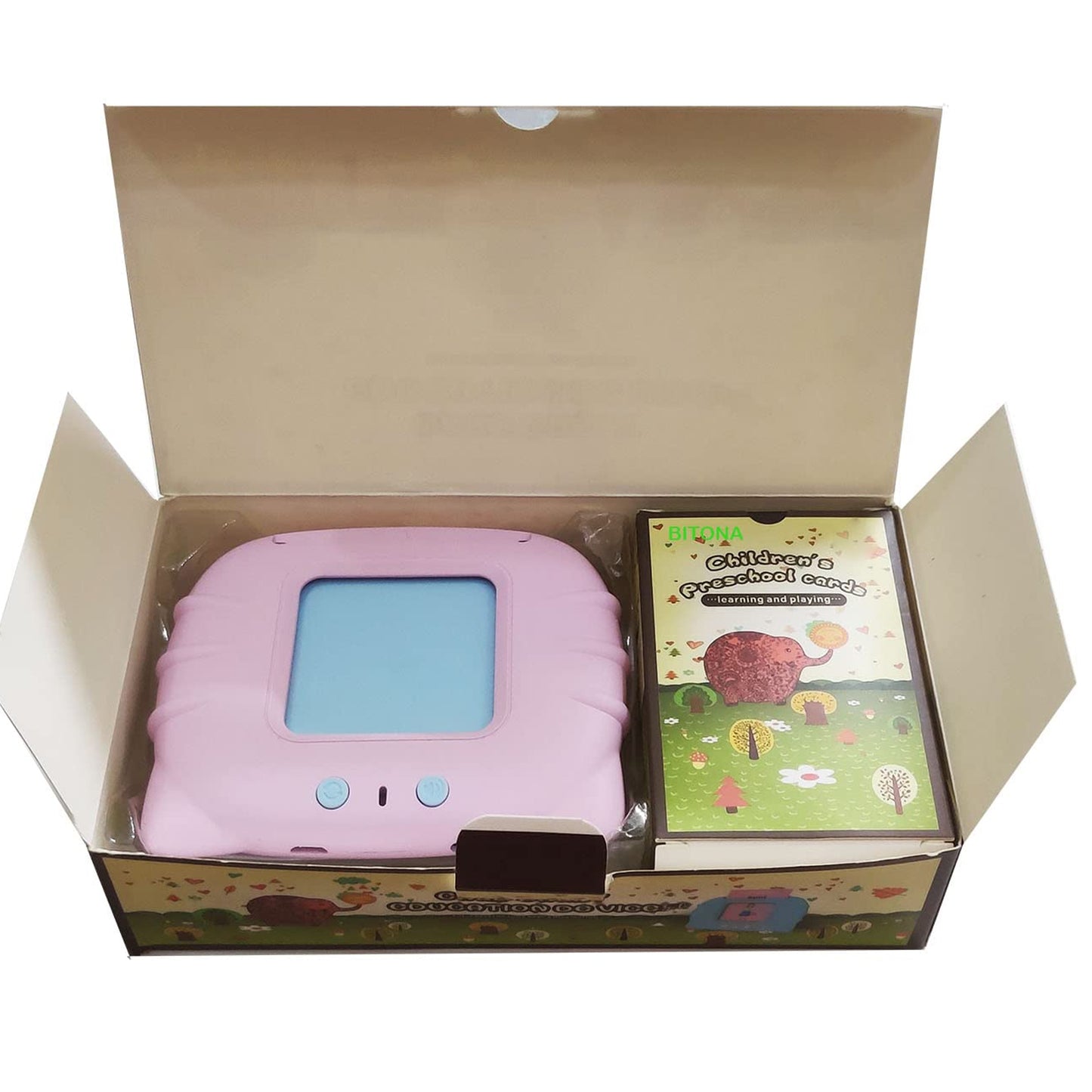 Preschool Learning Toys Flash Cards For Small Kids Educational Toys English Words Learning Machine For Kids With 224 Words Birthday Gift For Kids Intelligent Electric Kids Language Card (1 Set) - Happy Price - Image 5