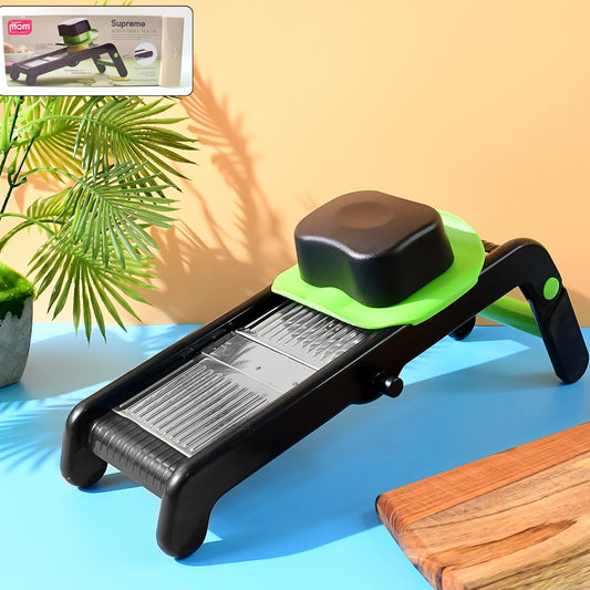 Adjustable Vegetable Slicer with Stainless Steel Blades - 1mm to 6mm Thickness - Happy Price - Image 1