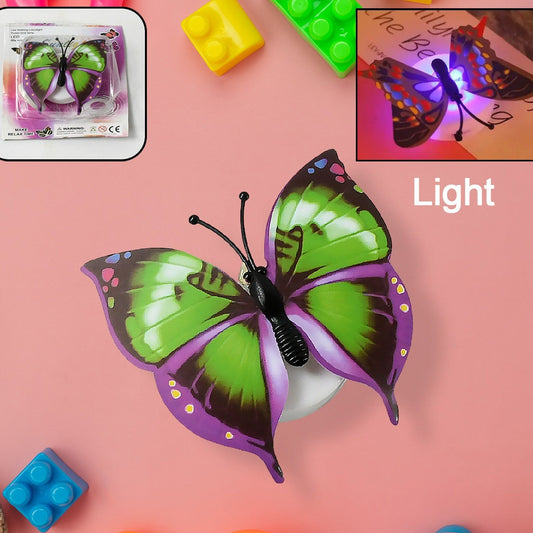 The Butterfly 3d Night Lamp Comes With 3d Illusion Design Suitable For Drawing Room Lobby. - Happy Price - Image 1