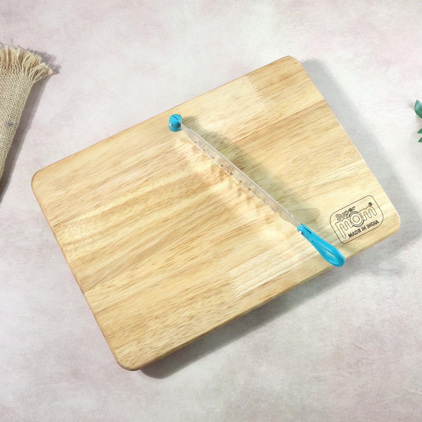 Happyprice Wooden Chopping Board with Knife (1 Pc Set) - Kitchen Prep Tool - Happy Price - Image 3