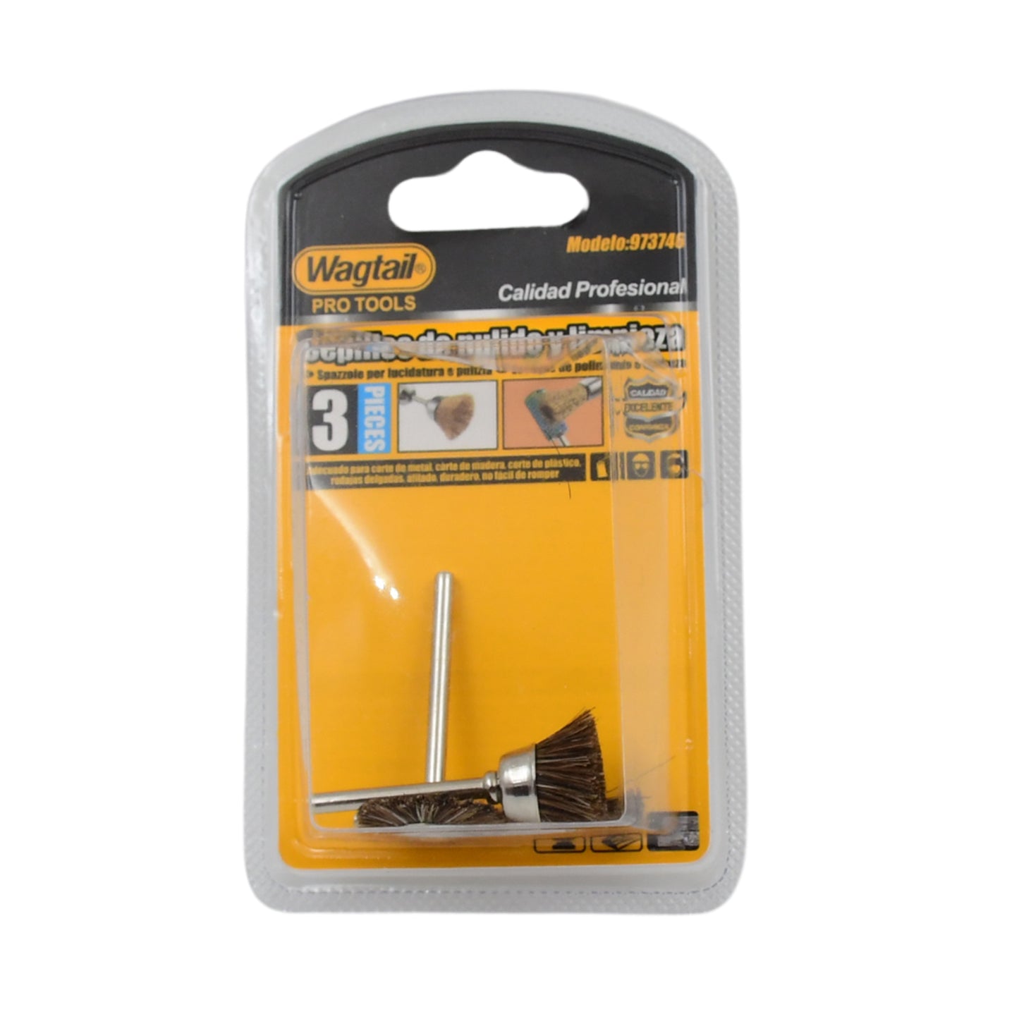 Brass Wire Wheels 3 Pcs Brass Wire Wheels Rust Removal Tool - Happy Price - Image 4