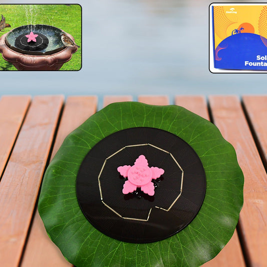 Solar-powered Floating Fountain Pump For Ponds - Happy Price - Image 1