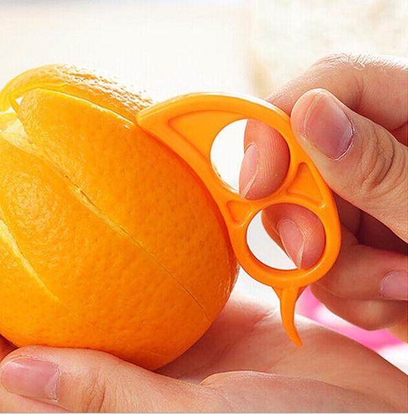Snail Barker Creative Ring-shaped Ingenious Peeling Orange - Happy Price - Image 2