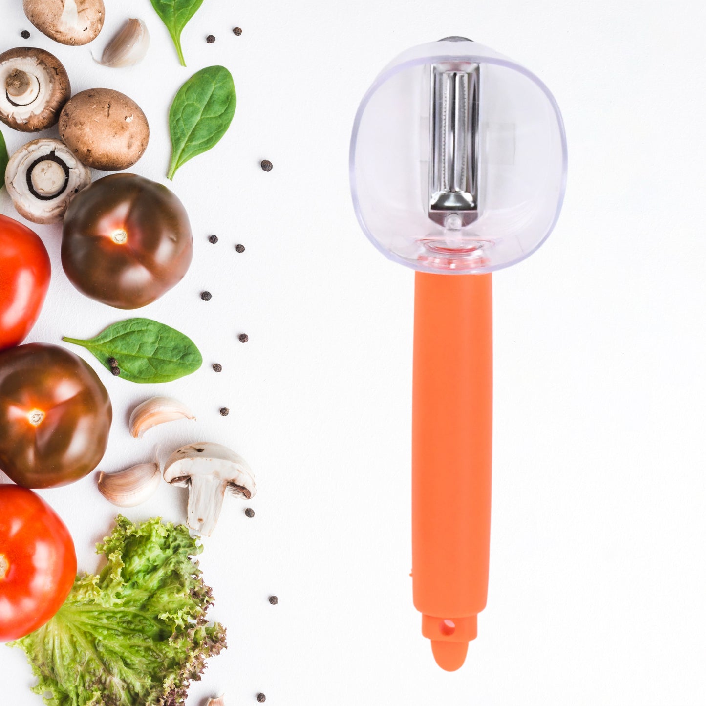 Home Kitchen Cooking Tools Peeler With Container Stainless Steel Carrot Cucumber Apple Super Fruit Vegetable Peeler - Happy Price - Image 3