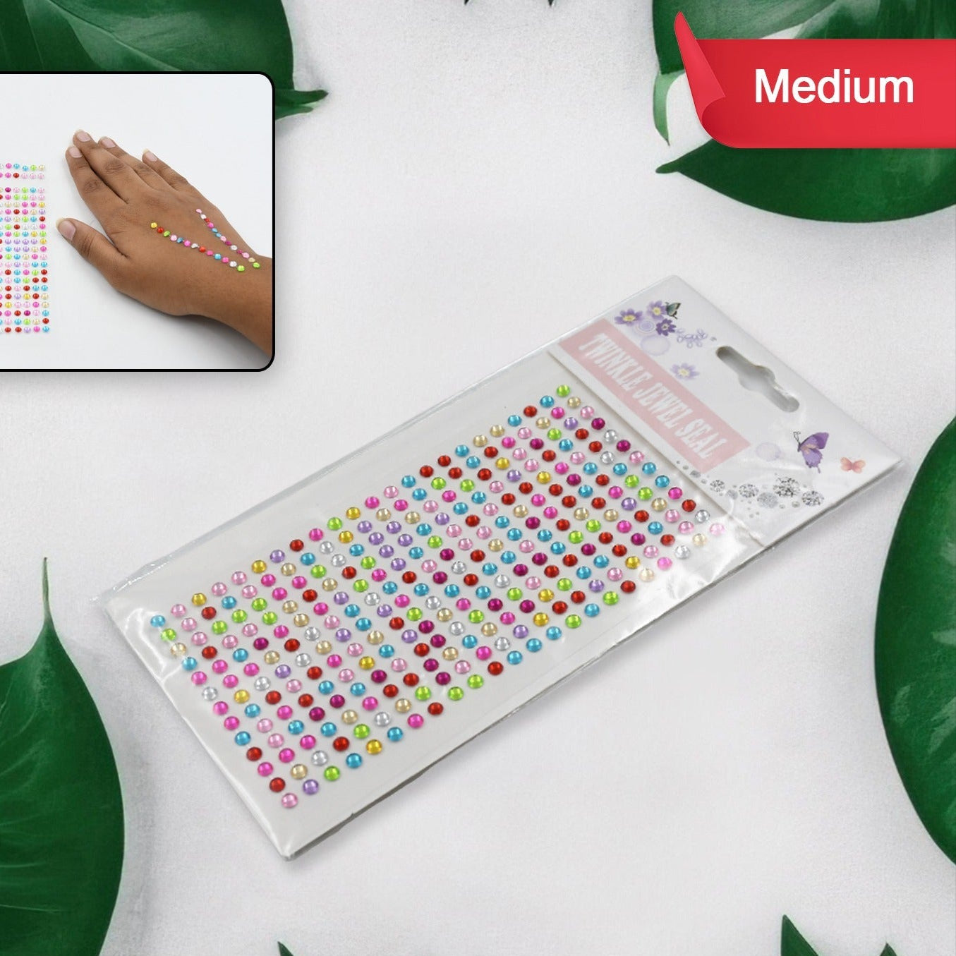 Self Adhesive Multi Size Shaped Shining Stones Crystals Stickers For Art  Craft Mobile Phone Decoration Jewellery Making School Projects Creative Work - Happy Price - Image 1