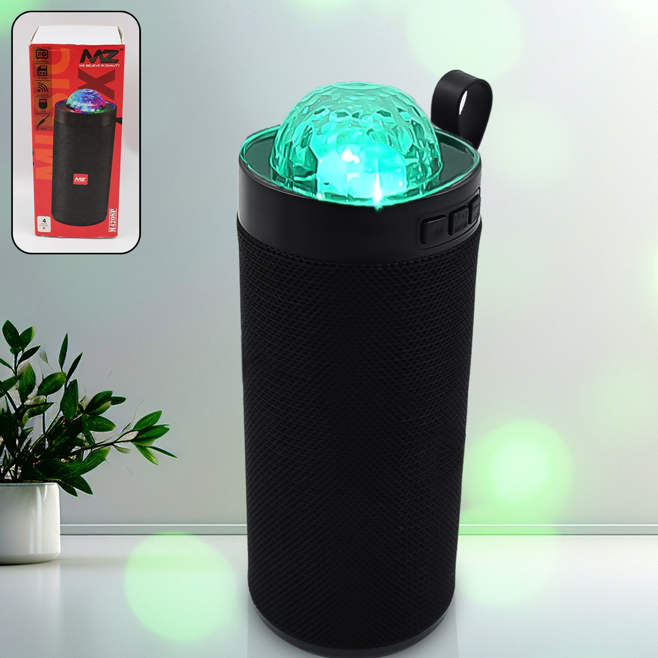 3d Disco Light Sound Bluetooth Speaker (1 Pc) - Happy Price - Image 1