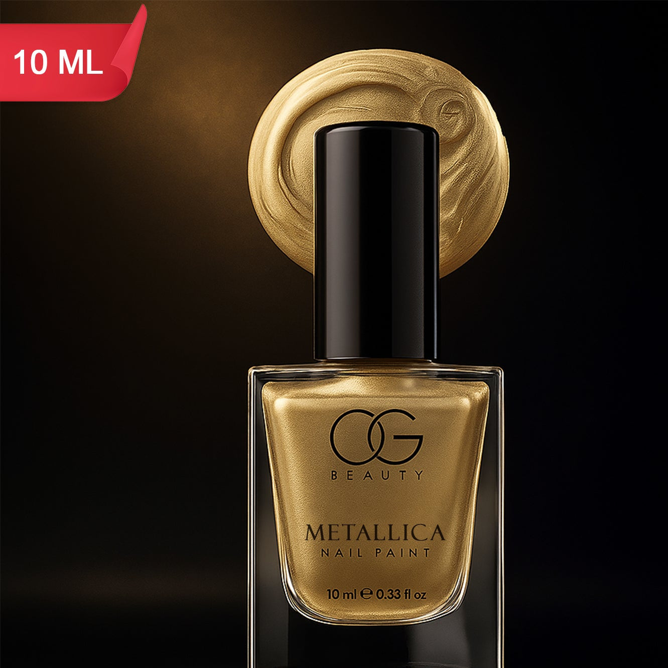 Premium Metallic Gold Nail Polish - 10 ML - Happy Price - Image 1