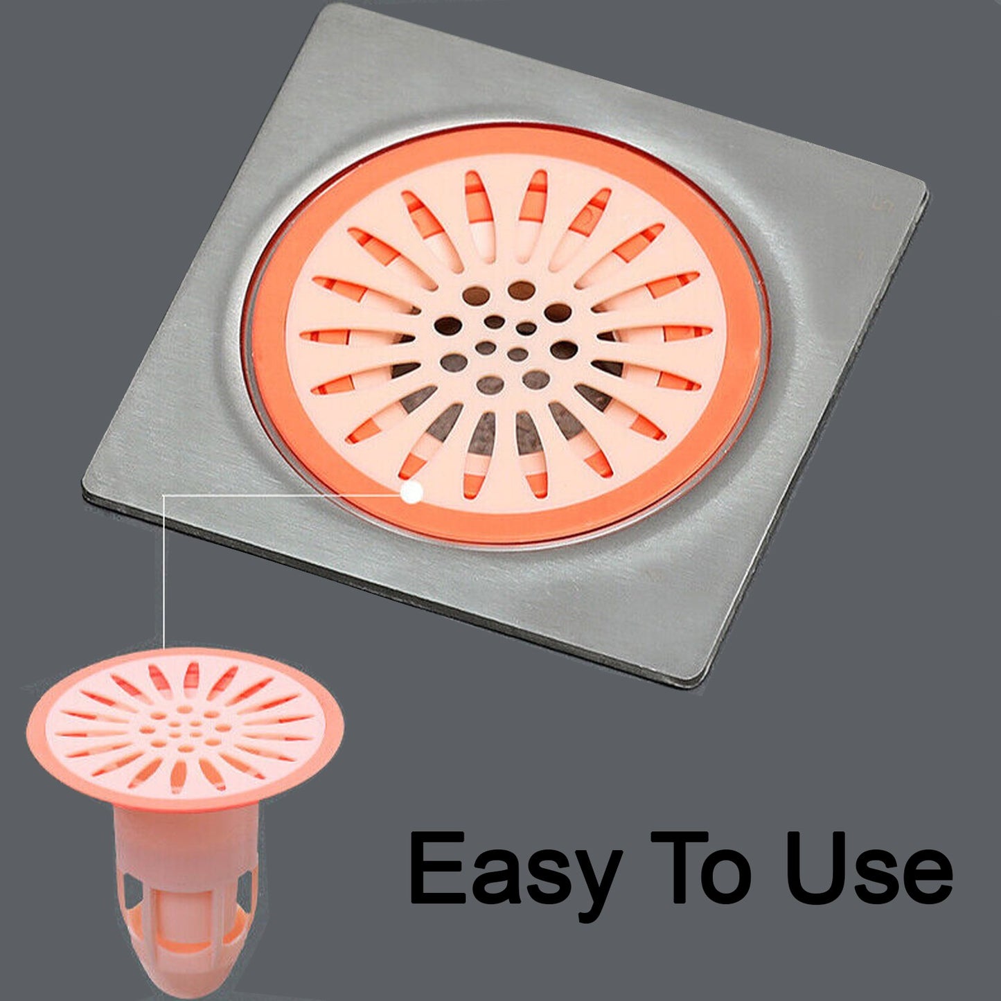 Deodorant Floor Drain Core Silicone Drain Stopper Insectproof Anti-odor Hair Trap Plug Trap For Kitchen Bathroom Toilet - Happy Price - Image 5